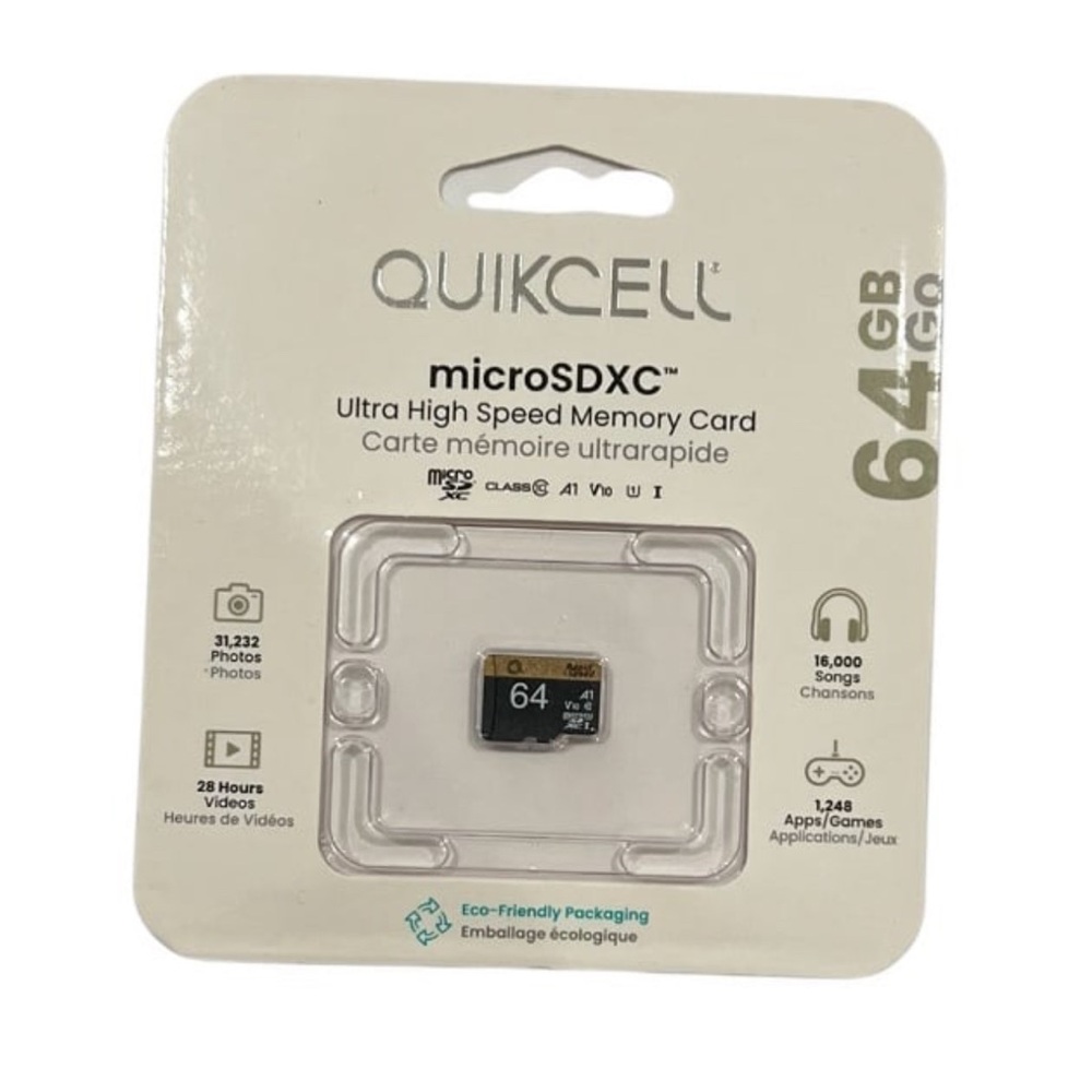 Black and Gold microSDXC Memory Card